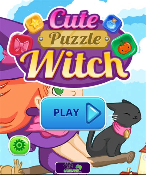 Cute puzxle witch